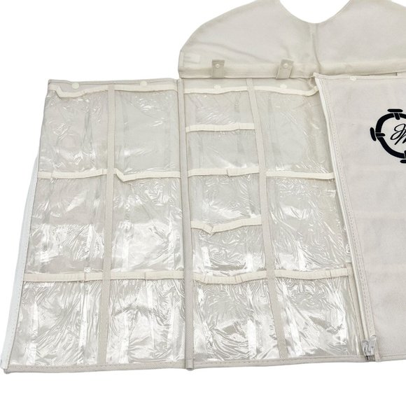 Joy Mangano Beige Hanging Storage Closet Organizer New - Picture 3 of 4